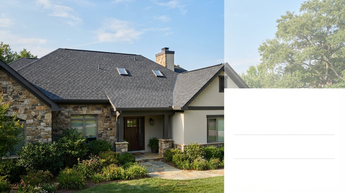 Roofing installation project