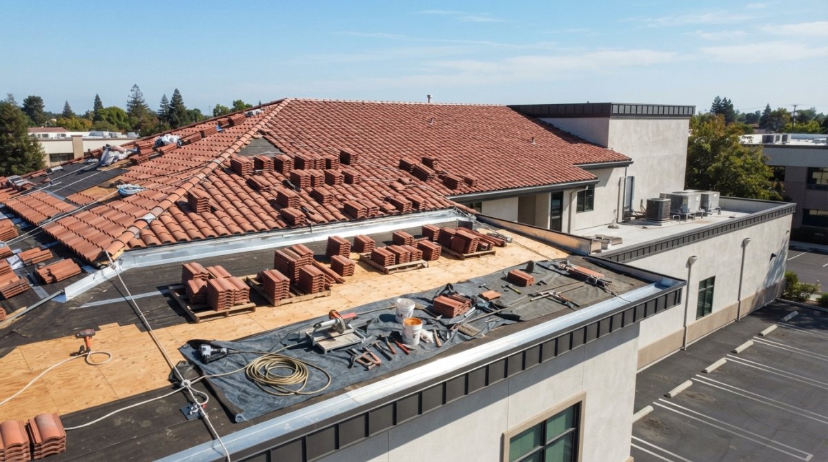 A considered approach to commercial tile roofing