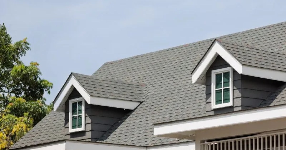 Residential roof installation project