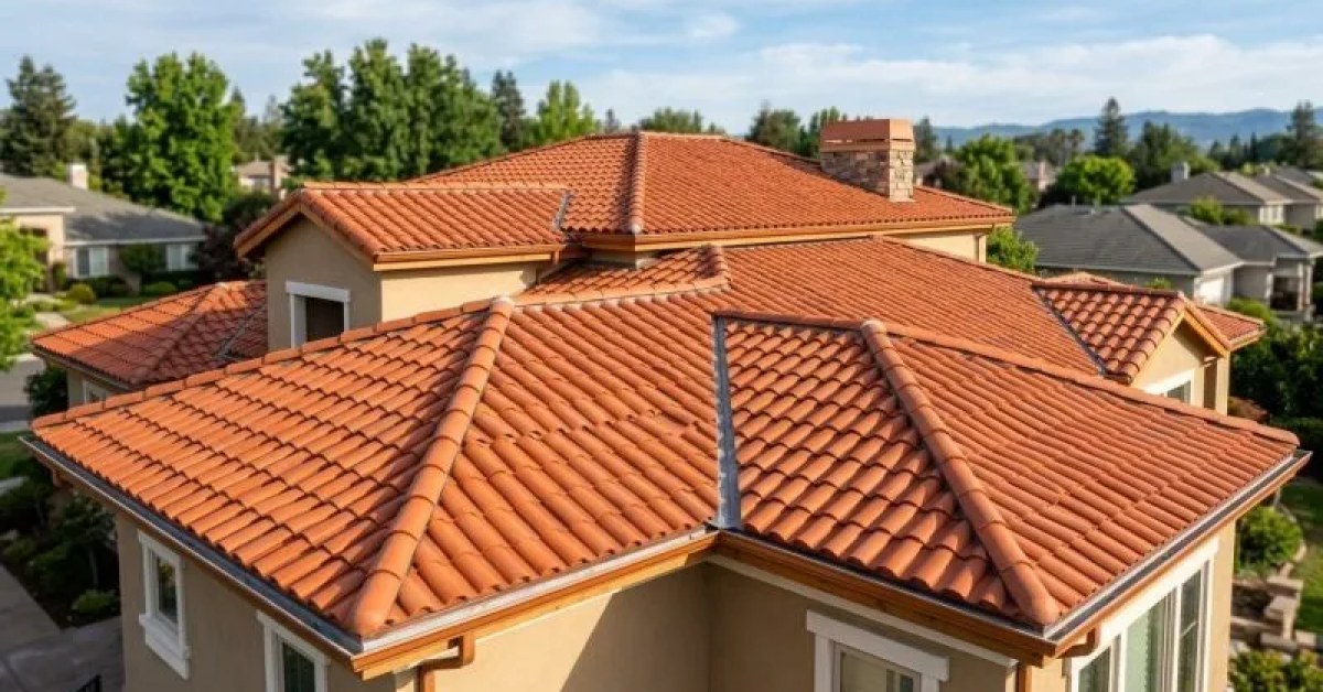 Tile roofing with a considered installation plan